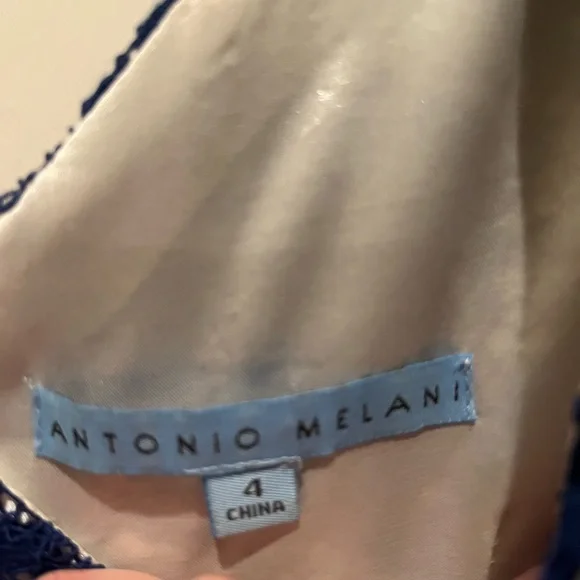 ANTONIO MELANI Royal Blue Lace Dress - Picture 4 of 8